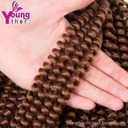 Crochet Braids Ombre Hair Synthetic Halloween Hair Extensions Colorful Spring Twist crochet hair